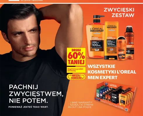 Antyperspirant w sprayu L'Oréal Men Expert Thermic Resist promocja w Biedronka