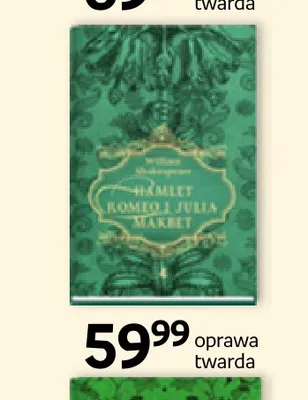 Książka Hamlet Romeo i Julia Makbet oprawa twarda promocja w Empik