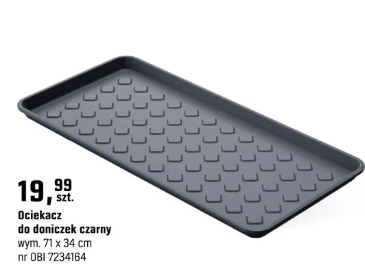 Ociekacz do doniczek czarny promocja w OBI