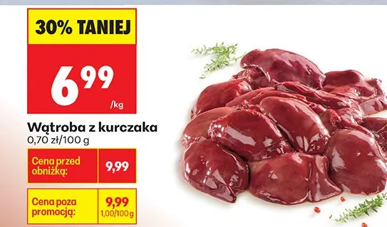 Wątroba z kurczaka promocja w Biedronka