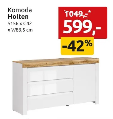 Komoda Holten promocja w Black Red White