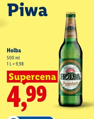 Piwo Holba Premium promocja w Lidl