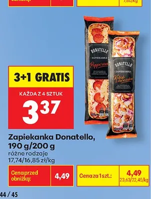 Zapiekanka Kebab z kurczaka Donatello promocja w Biedronka