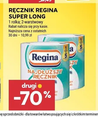 Ręcznik papierowy Regina Super Long promocja w Stokrotka