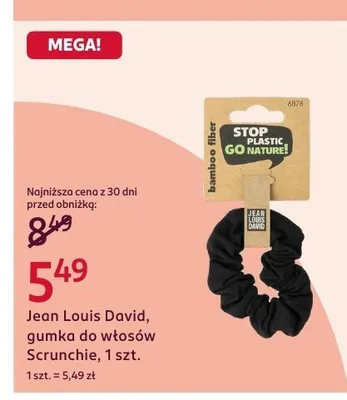 Gumka do włosów Scrunchie Jean Louis David promocja w Rossmann