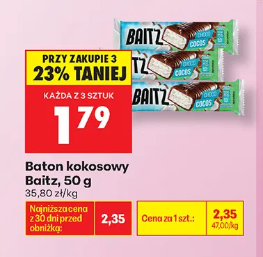 Baton kokosowy Baitz promocja w Biedronka