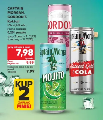 Koktajl Captain Morgan Mojito promocja w Kaufland
