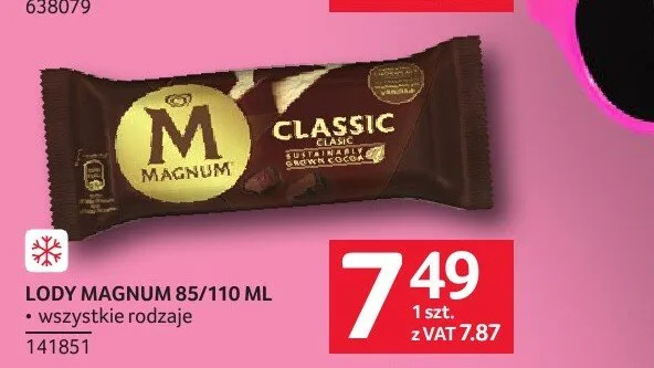 Lody Magnum promocja w Selgros