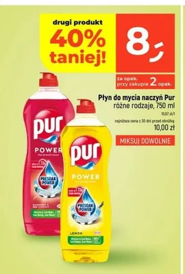 Płyn do mycia naczyń Pur Power Raspberry & Red Currant promocja w Dealz