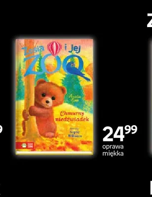 Książka Zosia i jej ZOO Chmurny niedźwiadek Zielona Sowa promocja w Empik