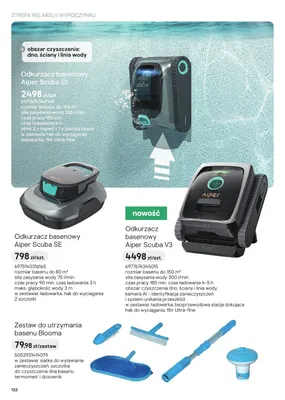 Odkurzacz basenowy Aiper Scuba V3 promocja w Castorama