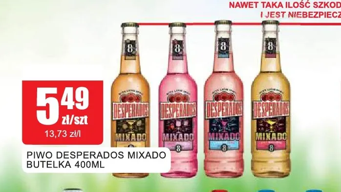 Piwo Desperados Mixado promocja w Bingo