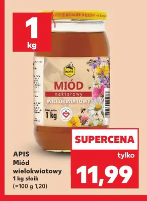 Miód wielokwiatowy Apis promocja w Kaufland
