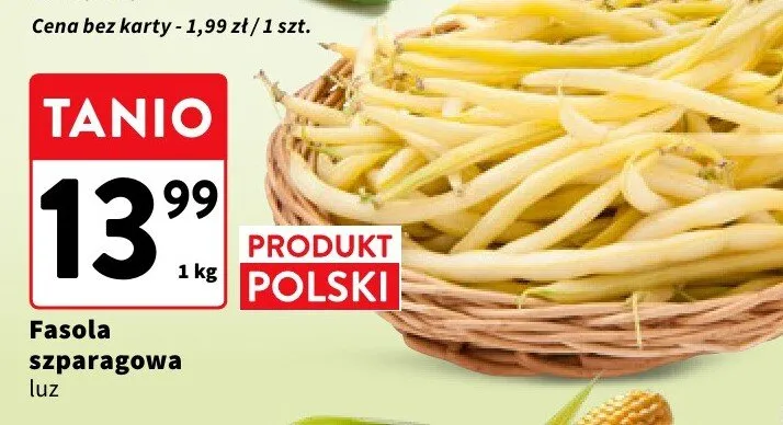Fasola szparagowa luz promocja w Intermarche