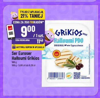Ser Euroser Halloumi Grikios promocja w POLOmarket