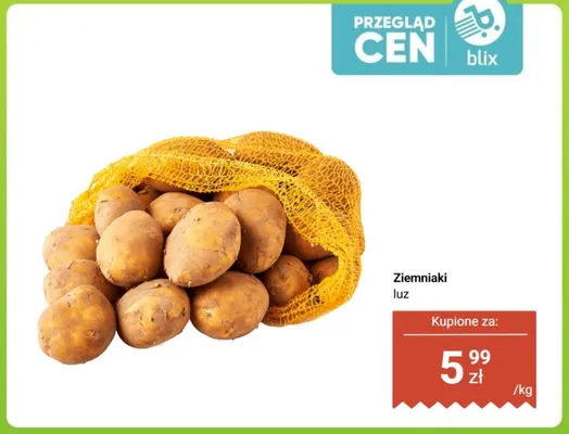 Ziemniaki luz promocja w Dino