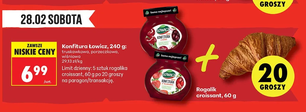 Konfitura wiśniowa promocja w Biedronka