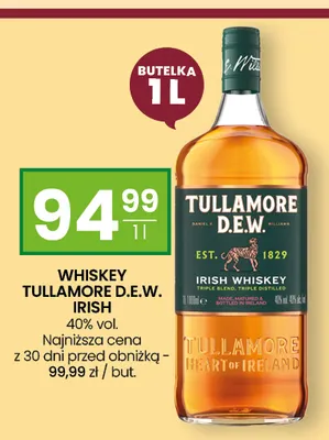 Whiskey Tullamore D.E.W. Irish promocja w Twój Market