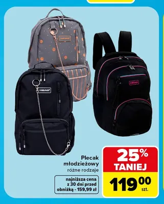 Plecak młodzieżowy Head promocja w Carrefour