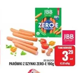 Parówki z szynki Zero-E promocja w Tomi Markt