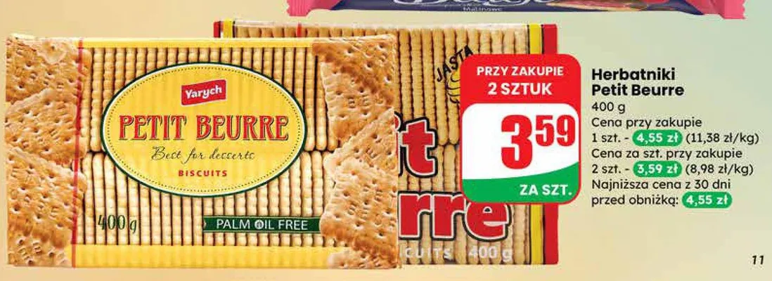 Herbatniki promocja w Dino