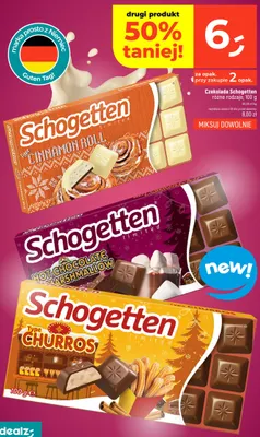 Czekolada Schogetten Limited Hot Chocolate Marshmallow promocja w Dealz