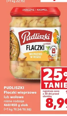 Flaczki wieprzowe w rosole Pudliszki promocja w Kaufland