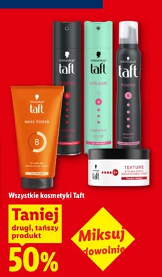 Żel do stylizacji włosów Taft Maxx Power promocja w Lidl