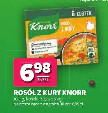 Rosół z kury Knorr promocja w Stokrotka