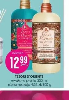 Mydło w płynie Tesori d'Oriente promocja w Drogerie Jasmin