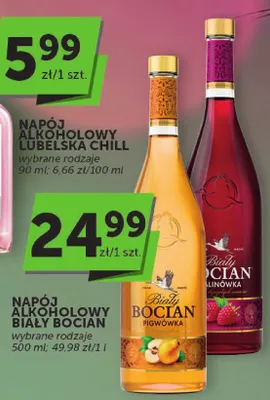 Napój alkoholowy Biały Bocian Malinówka promocja w ABC