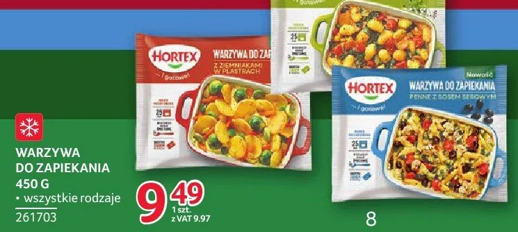 Warzywa do zapiekania 450 g promocja w Selgros