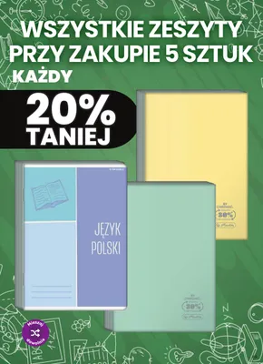 Zeszyt Język Polski Top 2000 promocja w Dino
