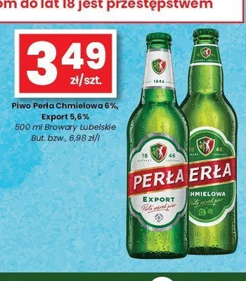 Piwo Perła Chmielowa 6% promocja w emma MARKET