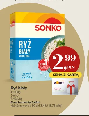 Ryż biały Sonko promocja w Market Point