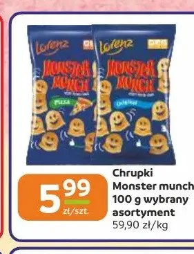 Chrupki Lorenz Monster Munch Pizza promocja w Gama