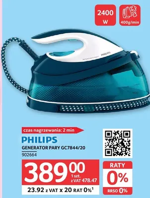 Generator pary PHILIPS GENERATOR PARY GC7844/20 promocja w Selgros