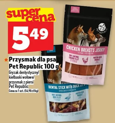 Przysmak dla psa Pet Republic promocja w TOPAZ