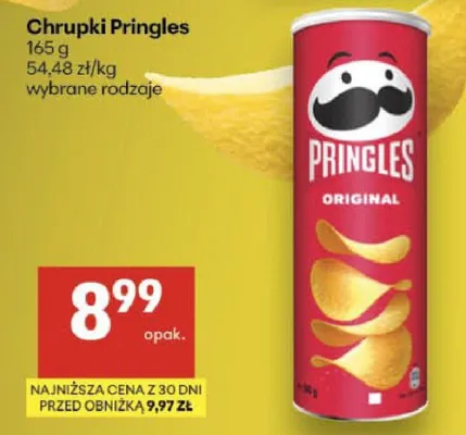 Chrupki Pringles wybrane rodzaje promocja w Delikatesy Centrum