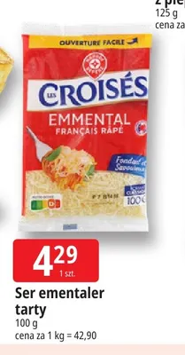 Ser ementaler tarty Les Croisés promocja w Leclerc