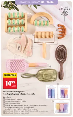 Płytki gua sha do masażu twarzy Omnia Botanica 2-pak promocja w Biedronka