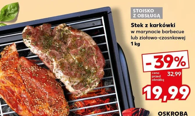 Stek z karkówki w marynacie barbecue promocja w Kaufland