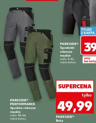 Spodnie robocze męskie PARKSIDE PERFORMANCE rozm. 50-56 promocja w Kaufland