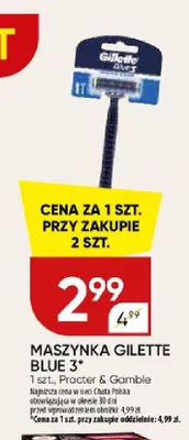 Maszynka do golenia Gillette Blue 3 promocja w Chata Polska