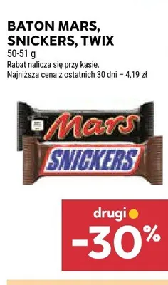 Baton Snickers promocja w Stokrotka