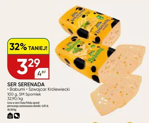 Ser Serenada Szwajcar Królewiecki promocja w Chata Polska