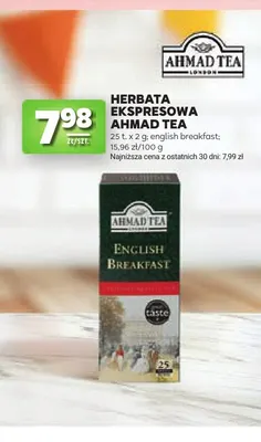 Herbata ekspresowa Ahmad Tea English Breakfast promocja w Stokrotka
