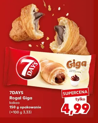 Rogal Giga kakao 7Days promocja w Kaufland