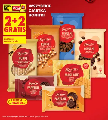 Ciastka Bonitki promocja w Biedronka