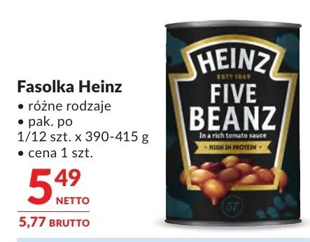 Fasolka Heinz promocja w Makro